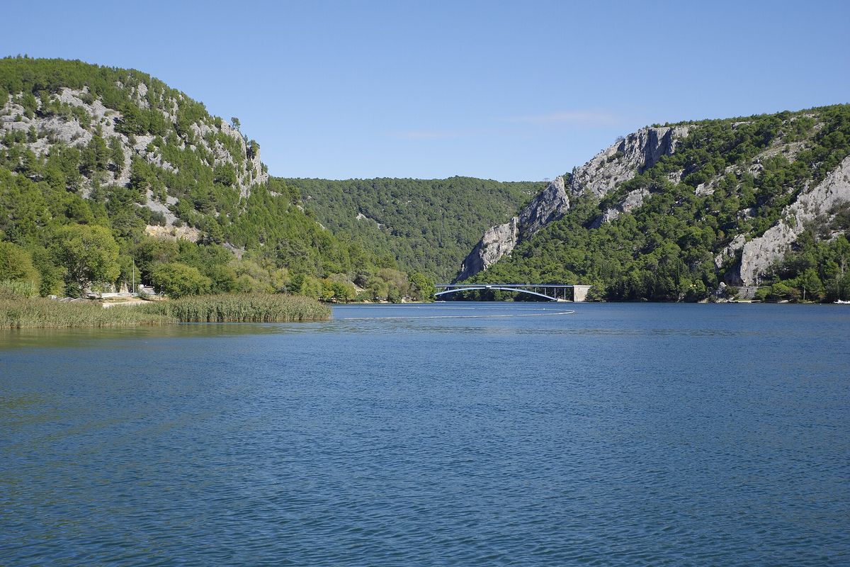 Skradin, das kleine Flussstädtchen am Eingang des Nationalparks Krka